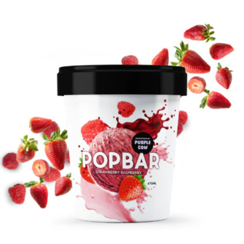 Strawbery Resberry ice Cream 475 Ml Pop Bar