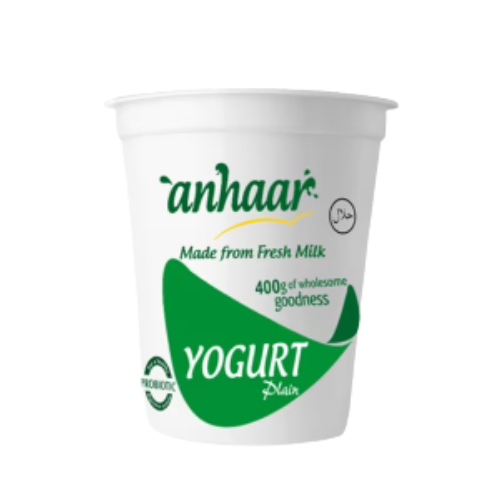 Yogurt-plain (400gm cup) Anhar