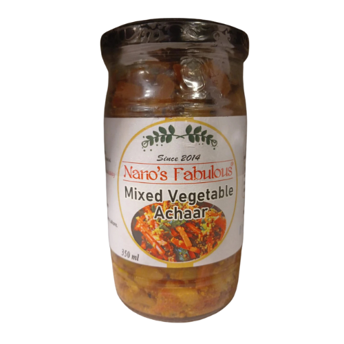 Mixed Vegetable Achaar 350 ml Nano's Fabulous