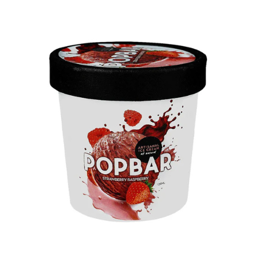 Strawbery Resbery Ice Cream 125 Ml pop Bar