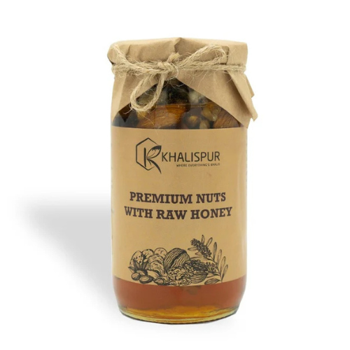 Premium Nuts With Raw Honey 400g Khalis pur
