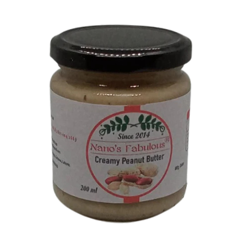 Creamy Peanut Butter 200ml Nano's Fabulous