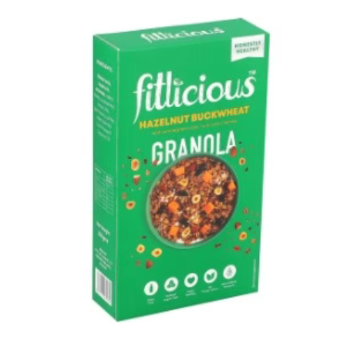 Hazelnut Buckwheat Granola 200gm Fitlicious