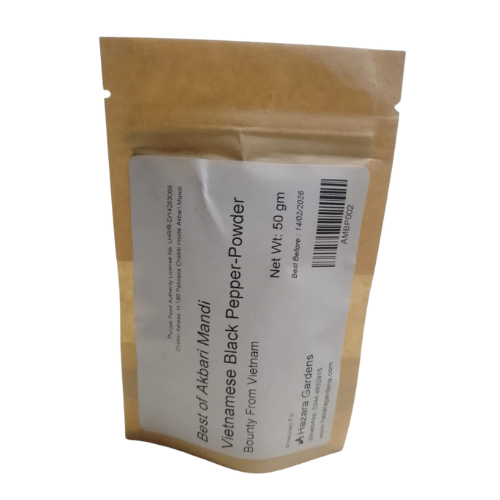Vietnames Black Pepper (Powder) 50gm Best Of Akbari Mandi
