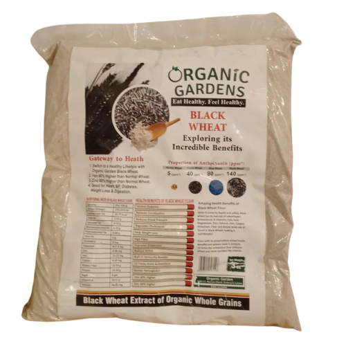Organic black wheat grain flour 3 kg Organic Gardens