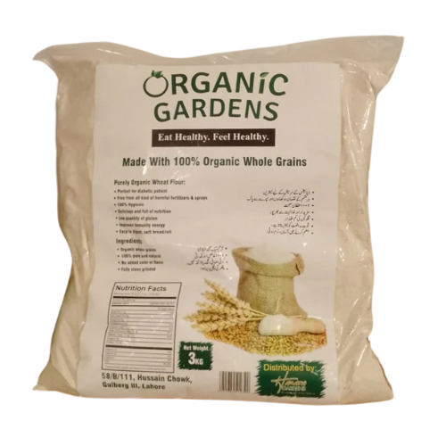 Organic Wholewheat Grain Flour 3 kg Organic Gardens