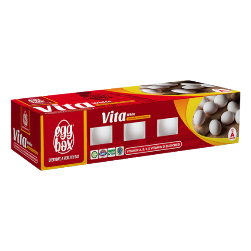 Vita White 12 pc Egg Box