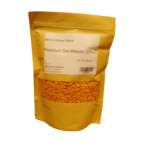 Premium Dal Masoor Dhuhli 500gm Best of Akbari Mandi