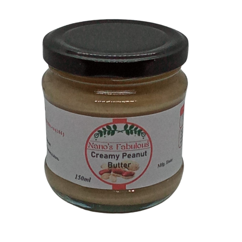 Creamy Peanut Butter 150ml Nano's Fabulous