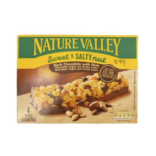 Sweat and Salty Nut Bars 120 gm Nature Valley