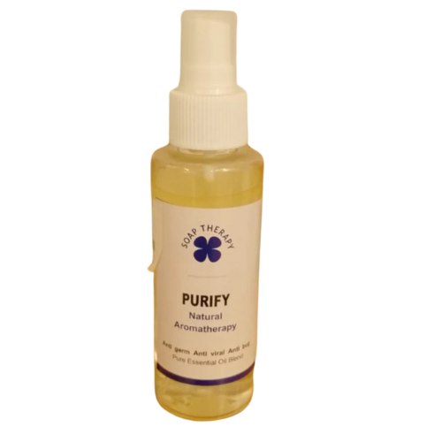 Pure Essential Oil Blend (PURIFY Natural Aromatherapy) Medium Size Soap Therapy