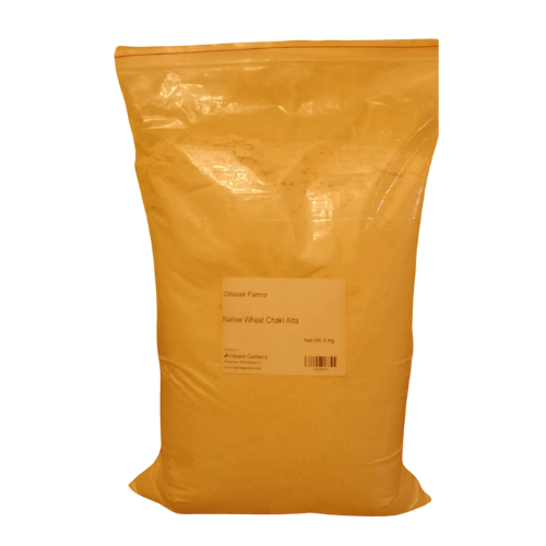 Native Wheat Flour (Chakki Atta) 5Kg Dilazak Farms