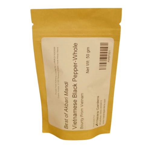 Vietnames Black Pepper (Whole) 50gm Best Of Akbari Mandi