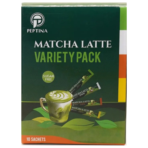 Variety Matcha Latte (10 Sachet Box) Peptina