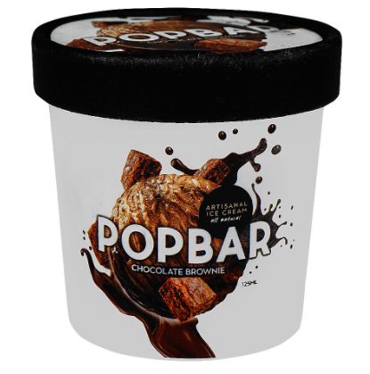 Chocolate Brownie Ice Cream 125 Ml Pop Bar