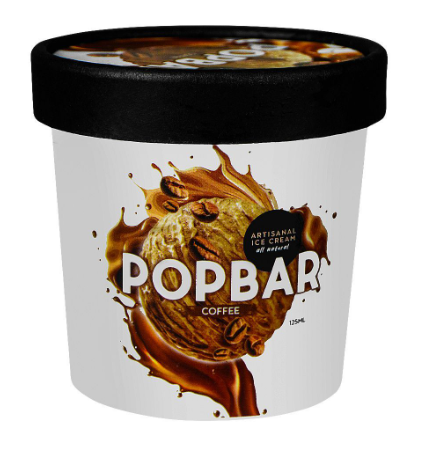 Coffe Ice Cream 125 Ml Pop Bar