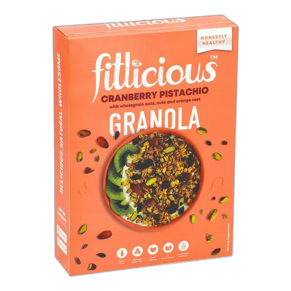 Cranberry Pistachio Granola 200 gm Filticious