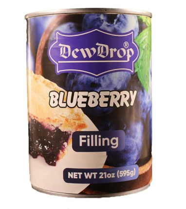 Canned Bluberry 595gm Dew Drop