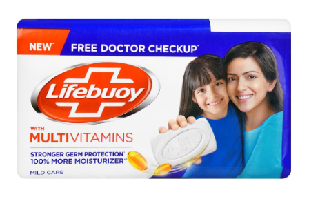 Lifebuoy Soap Mild Care With Multivitamins (Blue) Small Size Unililver