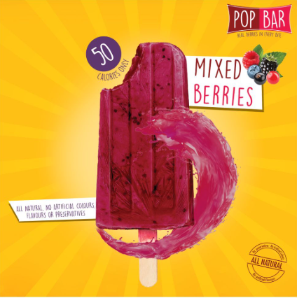 Mixed Berries-PB (80gm) Pop Bar