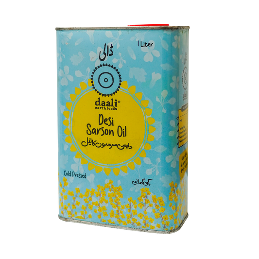 Oil Sarsoon (Tin) 1 liter Daali