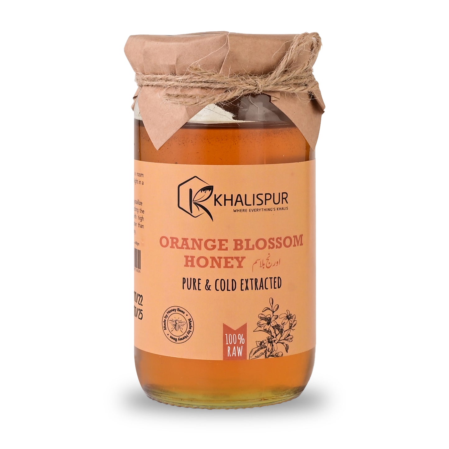 Orange Blossom Honey 400g Khalis Pur