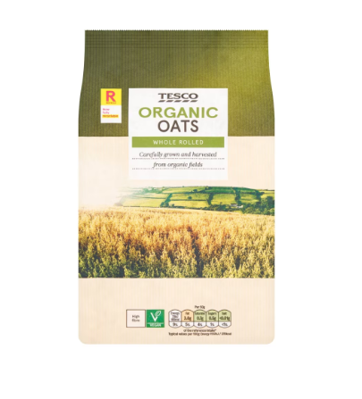 Organic Oats 750 gm TESCO