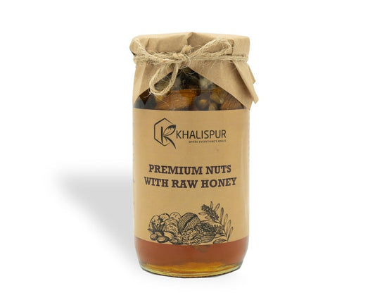 Premium Nuts With Raw Honey 400g Khalis pur