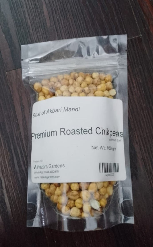 Premium Roasted Chikpeas (Without Skin) 100gm Best Of Akbari Mandi