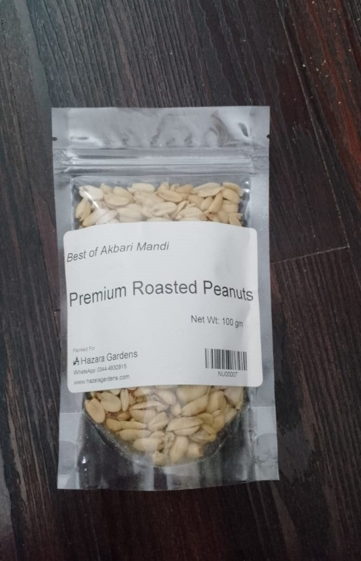 Premium Roasted Peanuts 100gm Best Of Akbari Mandi