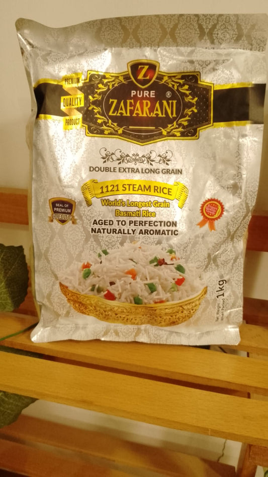 Pure Zafarani Rice 1kg Best of Akbari Mandi