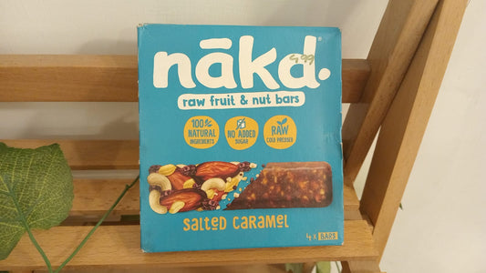 Raw Fruit and Nut Bar Salted Caramel 35 gm Naked