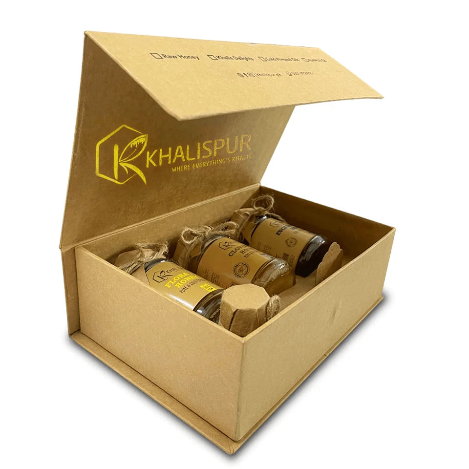 Raw Honey Giftbox Smart Khalis Pur