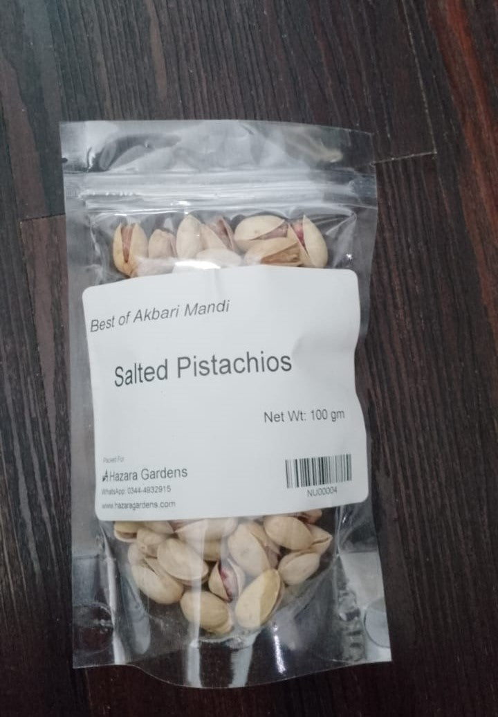 Salted Pistachio 100gm Best Of Akbari Mandi