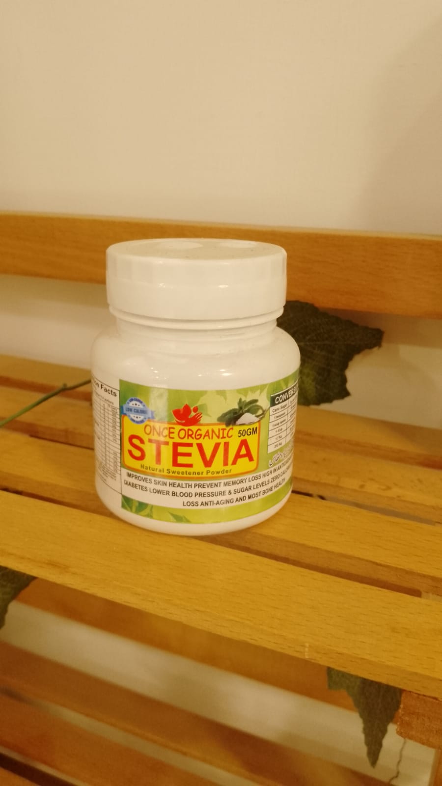 Stevia Powder 50 gm Once Organic