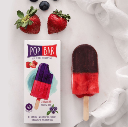 Strawberry Blueberry-pb (80gm) Pop Bar