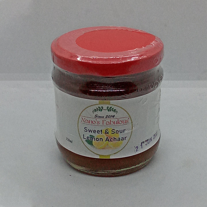 Sweet & Sour Lemon Achaar 150ml Nano's Fabulous