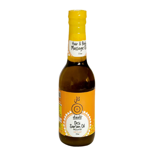 Hair & Body Massage Oil (Desi Sarson) 220 ml Daali