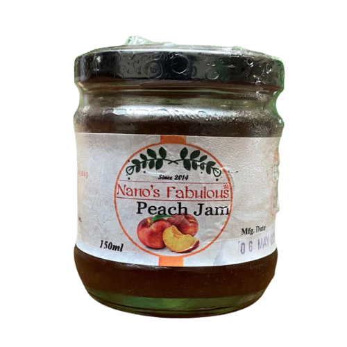 Peach Jam 150ml Nano's Fabulous