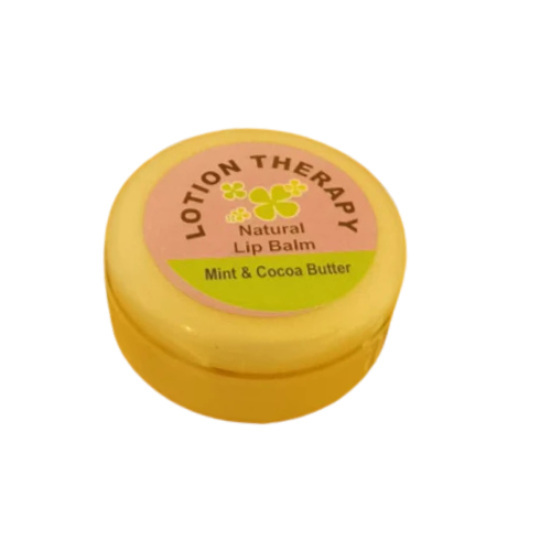 Natural Lip Balm Mint & Cocoa Butter Small Size Soap Therapy