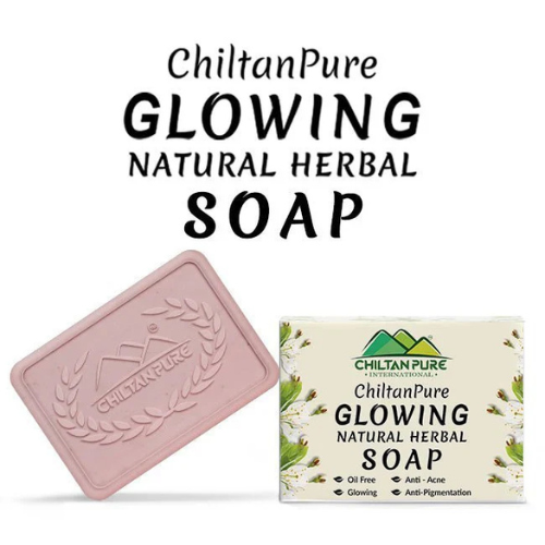 Glowing Natural Herbal Soap 110gm Chiltan Pure