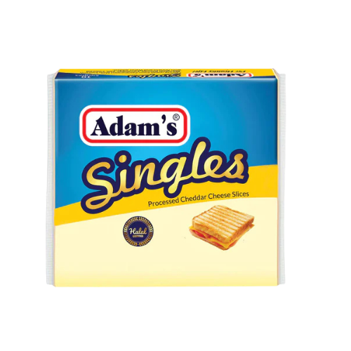 Singles Cheddar Cheese 200gm Adam's