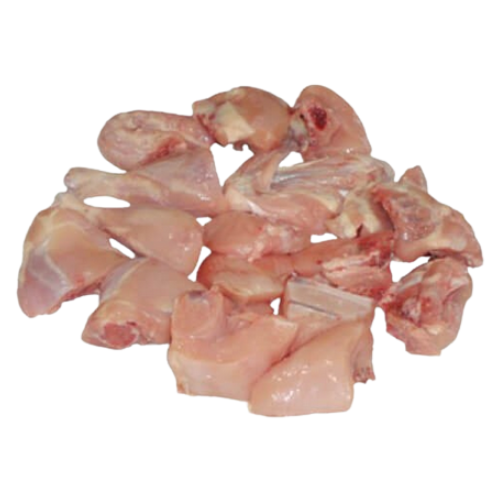 Chicken Without Skin (In 14 Pieces ) + Organs -1 kg Sun Gold