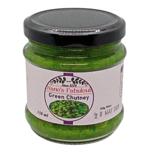 Green Chutney 150ml Nano's Fabulous