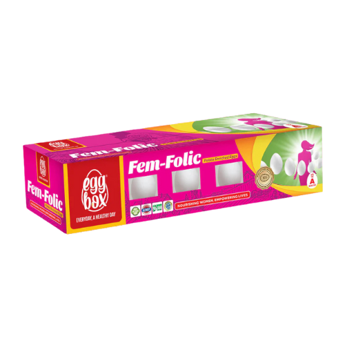 Fem Folic 12 pc Egg Box