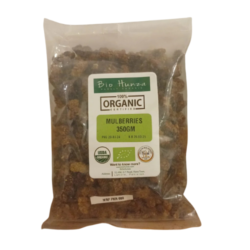 Dried Mulberries 100% Organic 350g Bio Hunza