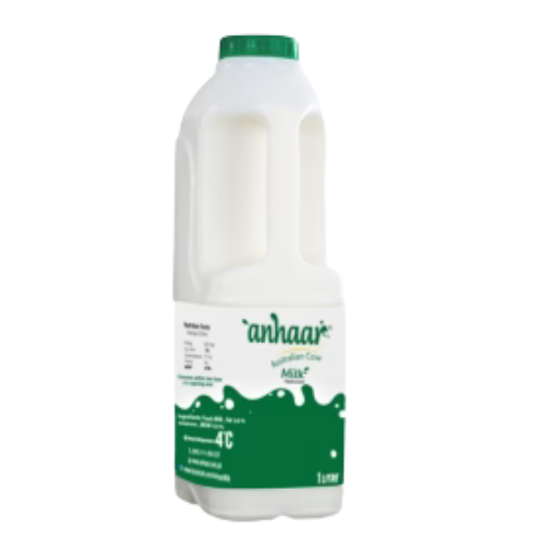 Australian cow milk (1littre bottle) (WM) green cap Anhar