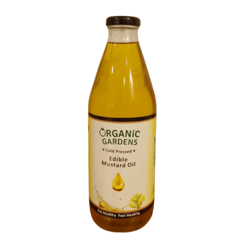Edible mustard oil 1 littre Organic Gardens