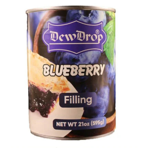 Canned Bluberry 595gm Dew Drop