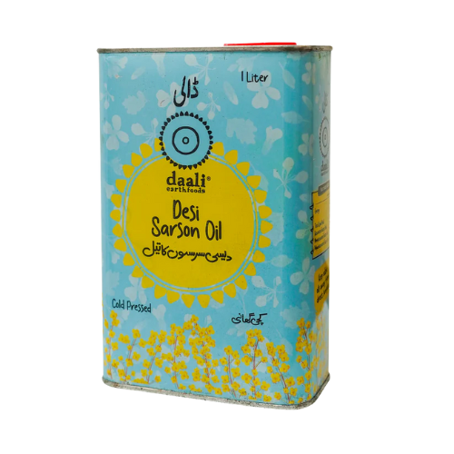 Oil Sarsoon (Tin) 1 liter Daali